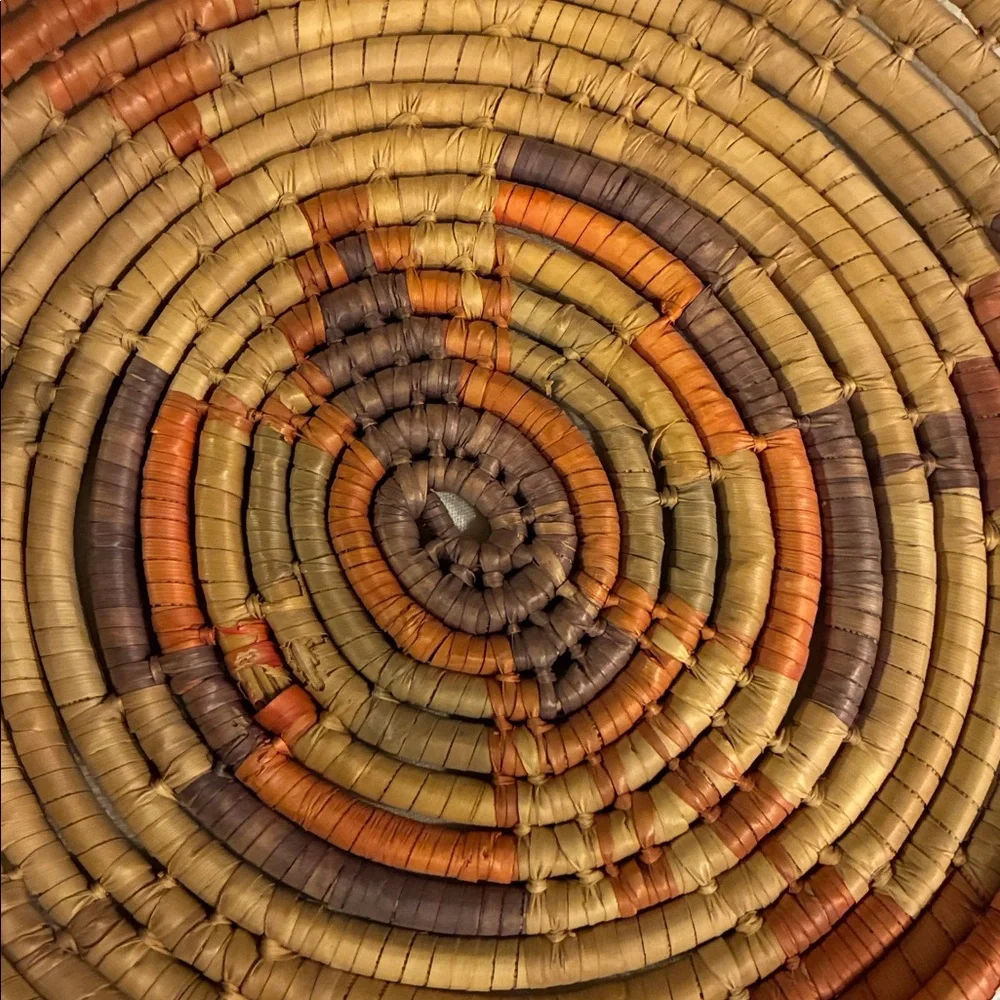 Navajo Woven Baskets ceremonial baskets Hand Woven Sumac Set/2 wedding Baskets